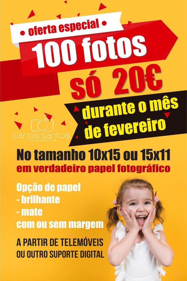 100 fotos 20€ - só até 29 de fevereiro 100 fotos 20€ - só até 29 de fevereiro